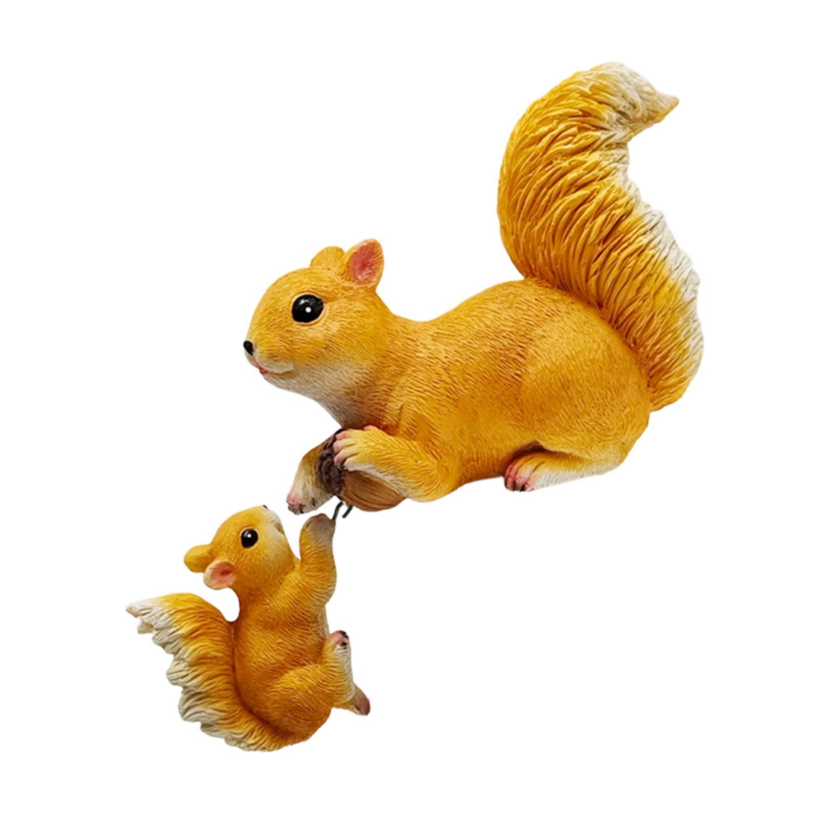 Garden Squirrel Ornament Resin - Bonsai Garden Art 评论和价格