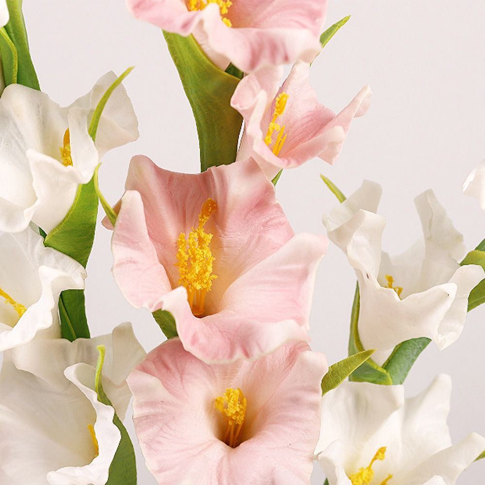 PU Artificial Gladiolus Branch - Bonsai Garden Art 评论和价格
