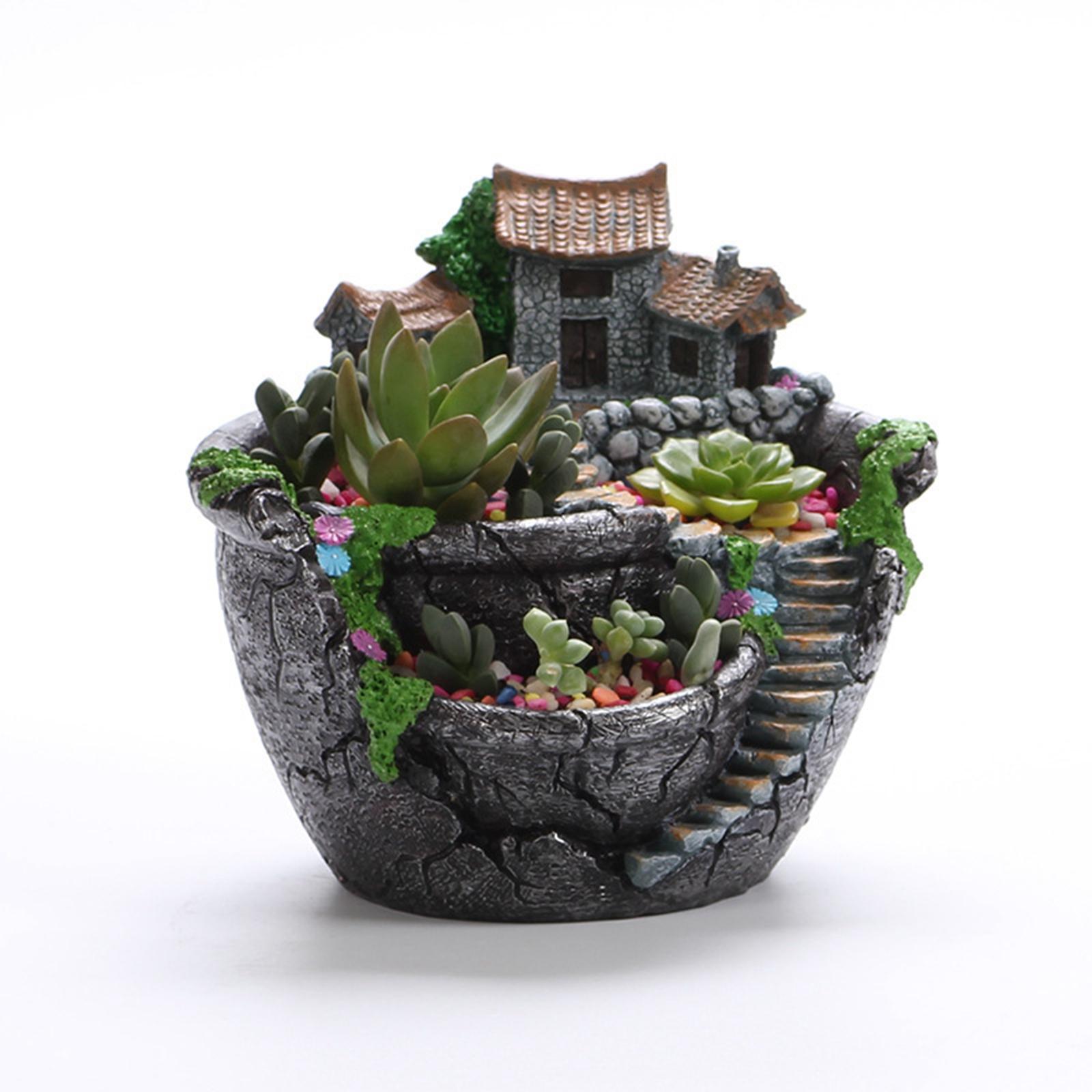 s er, Flower Pot Fairy Garden  - Bonsai Garden Landscape Design 评论和价格