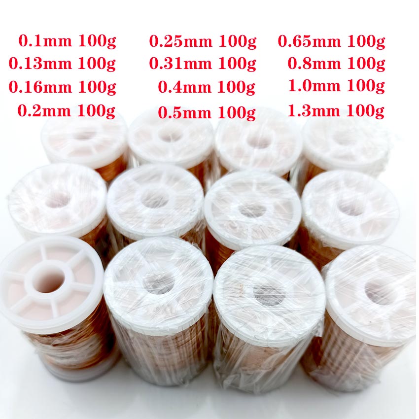 100g/Roll QA-1-155 2UEW Polyur - Copper Wire Roll 评论和价格
